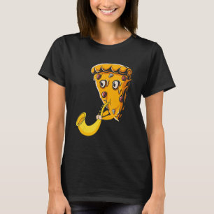 Pizza Segce Spela upp saxofone Music Saxophonist M T Shirt