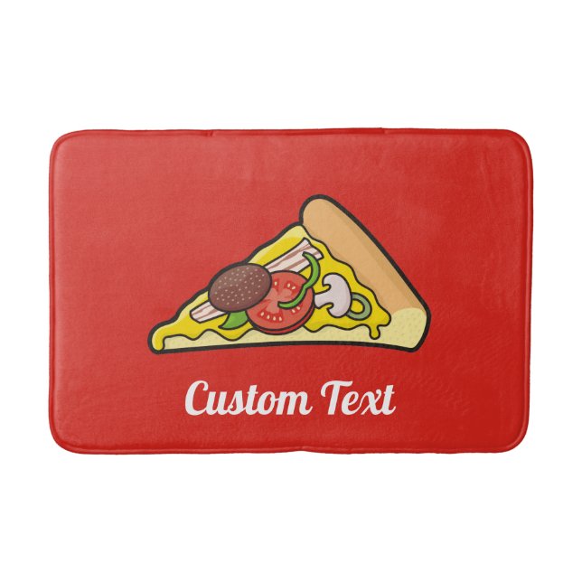 Pizza-segment Badrumsmatta (Framsidan)