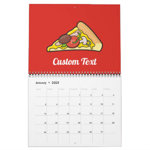 Pizza-segment Kalender