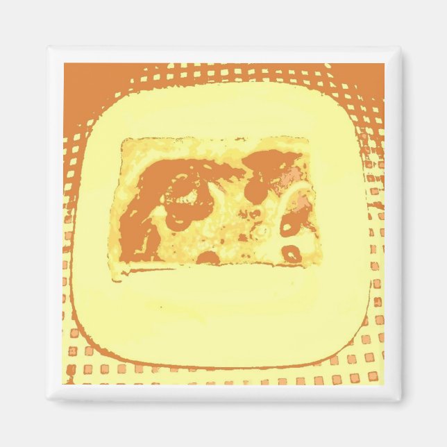Pizza-segment Magnet (Framsidan)