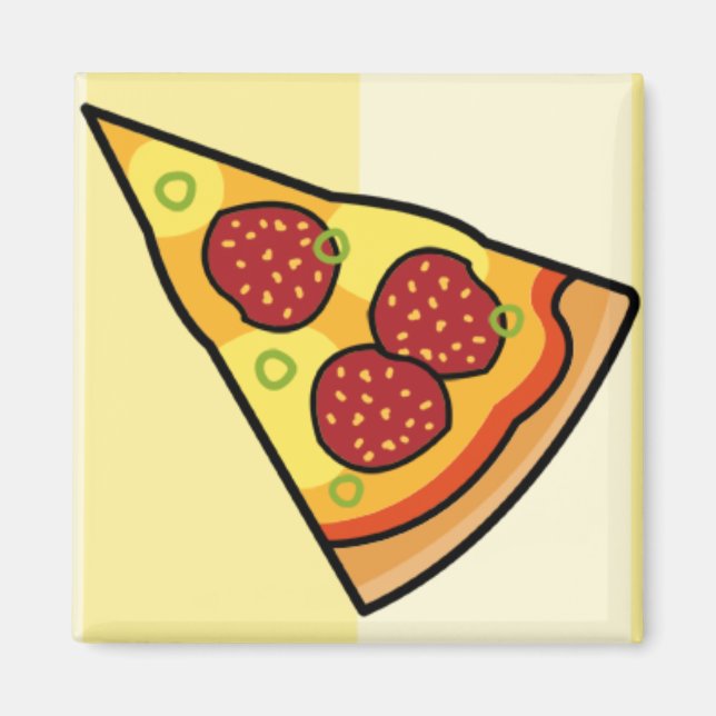 Pizza-segment Magnet (Framsidan)
