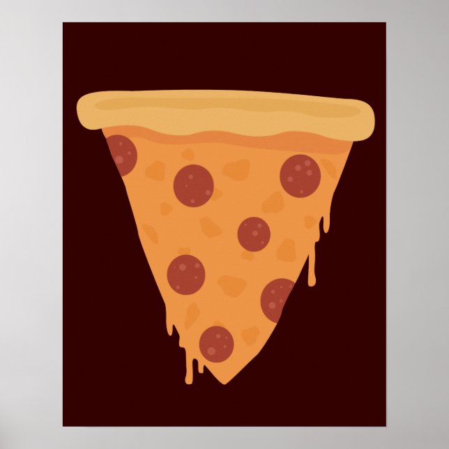 Pizza-segment Poster (Framsidan)