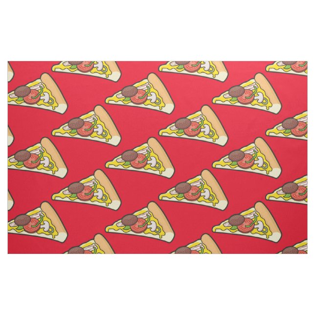 Pizza-segment Tyg (Fat Quarter)