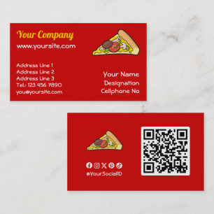 Pizza-segment Visitkort