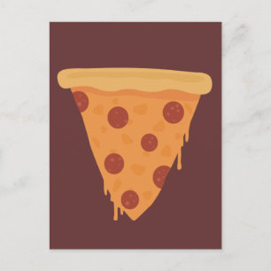 Pizza-segment Vykort