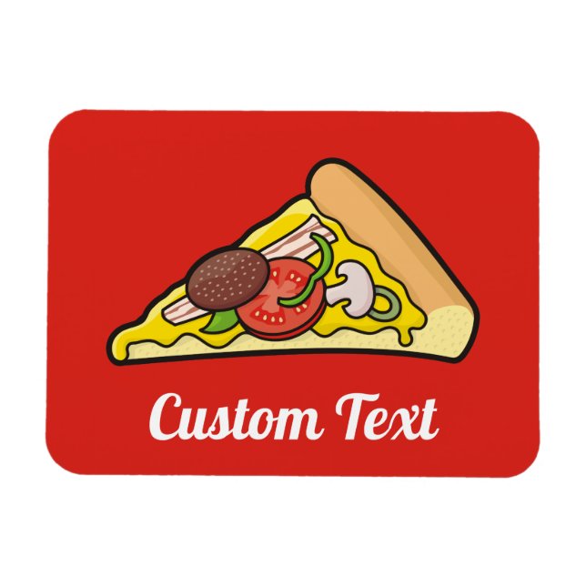 Pizza-segmentmagnet Magnet (Horisontell)