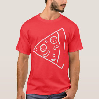 Pizza-segmentmatchande par för matrispizza i Älska T Shirt