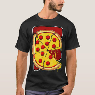 Pizza-segmentmatchning mellan par-valentin i Biet  T Shirt