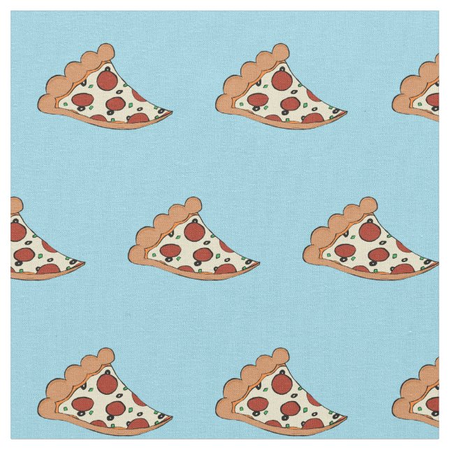 Pizza-segmentväv Tyg (Närbild)