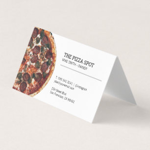 Pizza Shop Visitkort