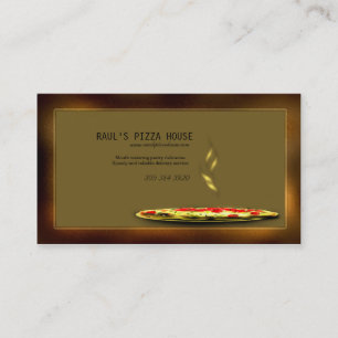 Pizza shoppar visitkorten visitkort