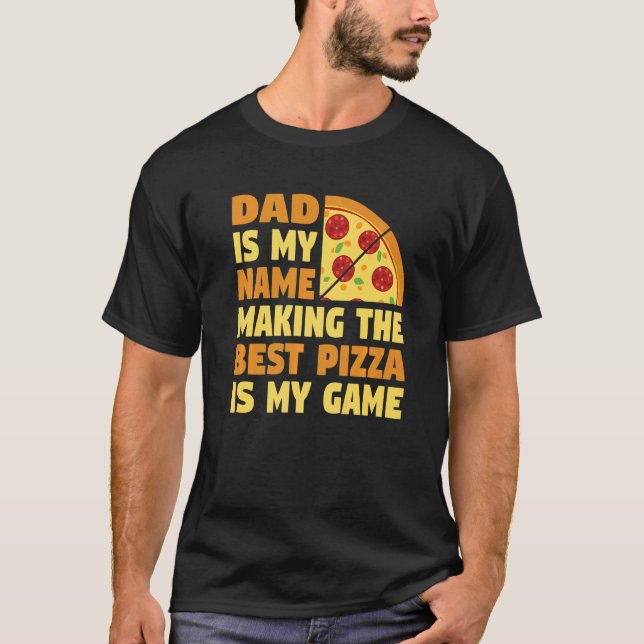 Pizza Skapar Pizza Expert & Pizza Maker T Shirt (Framsida)