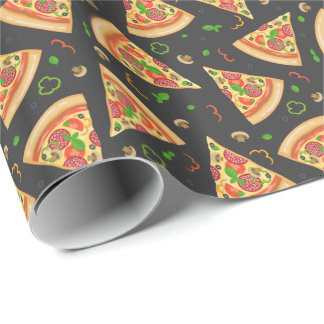 Pizza skivar bakgrund presentpapper