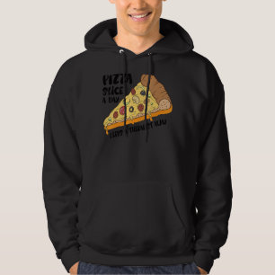 Pizza slice A Day Behållas A Therapist Away Foodie Hoodie
