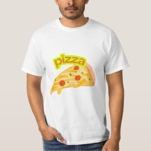 Pizza Slice Art - Ostig läcker mat T Shirt