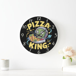 Pizza Slice Joy Stor Klocka