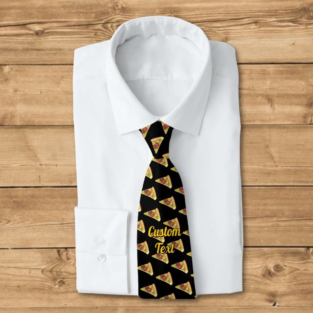 Pizza Slice Mönster Neck Tie Slips (Skapare uppladdad)