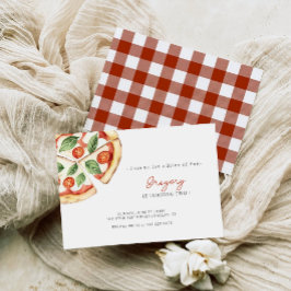 Pizza Slice of Fun Birthday Invitation Inbjudningar