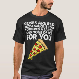 Pizza Slice Pun Ord för Pizza Älskare och Pizz T Shirt