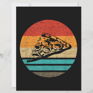 Pizza Slice Retro Style Vintage