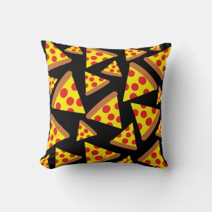Pizza slices mönster kudde