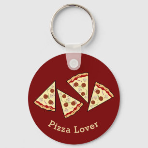 Pizza Slices Nyckelring