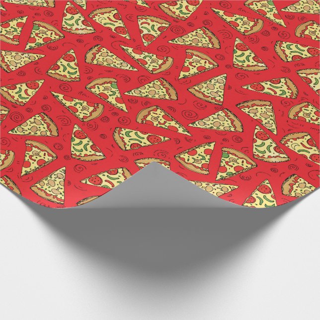 Pizza Slices Presentpapper (Hörn)