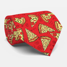 Pizza Slices Red Mönster Novelty Slips