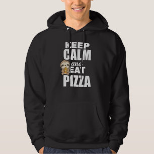 Pizza Sloth Pizza Älskare Funny Say Hoodie