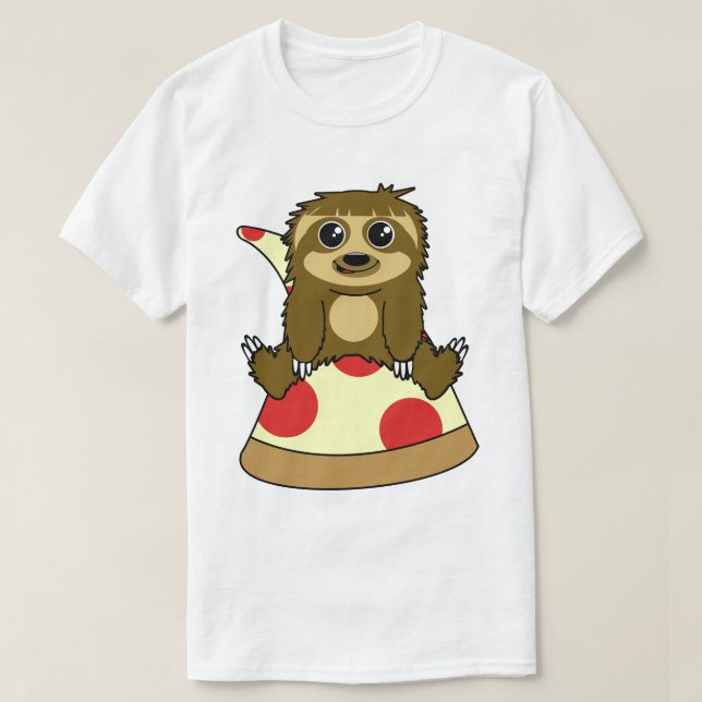 Pizza Sloth Tröja (Design framsida)