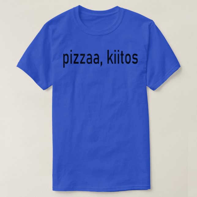 Pizza Snälla Pizzaa Kiitos Finlan T Shirt (Design framsida)