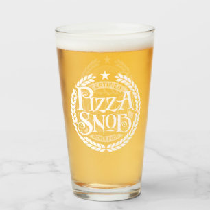 Pizza Snob - lustig pizza älskare Glaskopp