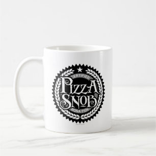 Pizza Snob - lustig pizza älskare Kaffemugg