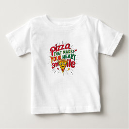Pizza som gör din hjärt-mil-T-Shirt | Roligt T Shirt