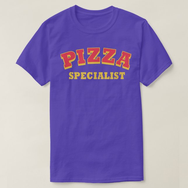 Pizza Specialist 24284503 T Shirt (Design framsida)