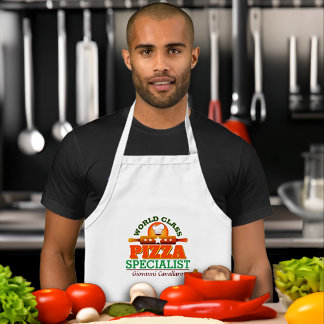 PIZZA-specialist i världsklass med ditt namn Förkläde