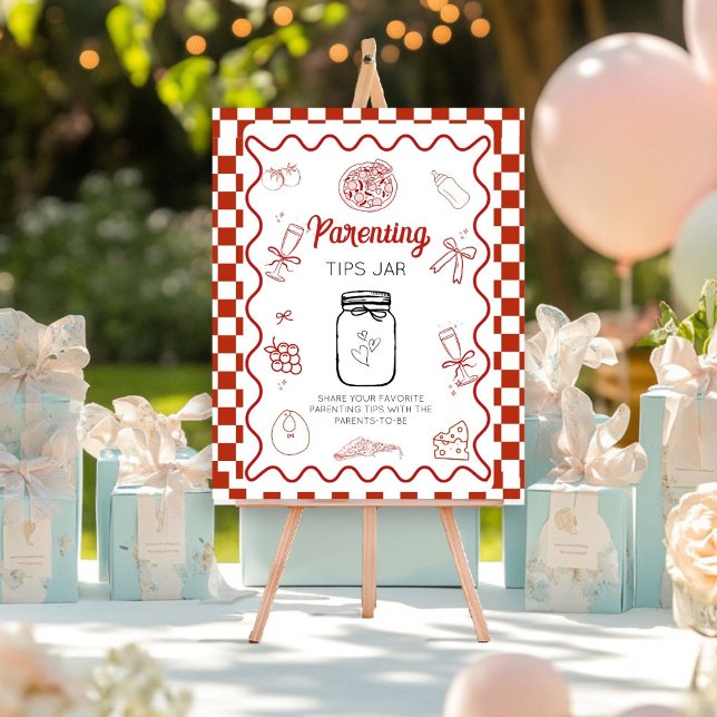 pizza speciell delive Parzing Tipping Burk Baby Sh Poster (Skapare uppladdad)