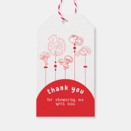 Pizza Speciell Delivery Baby Shower Presentetikett