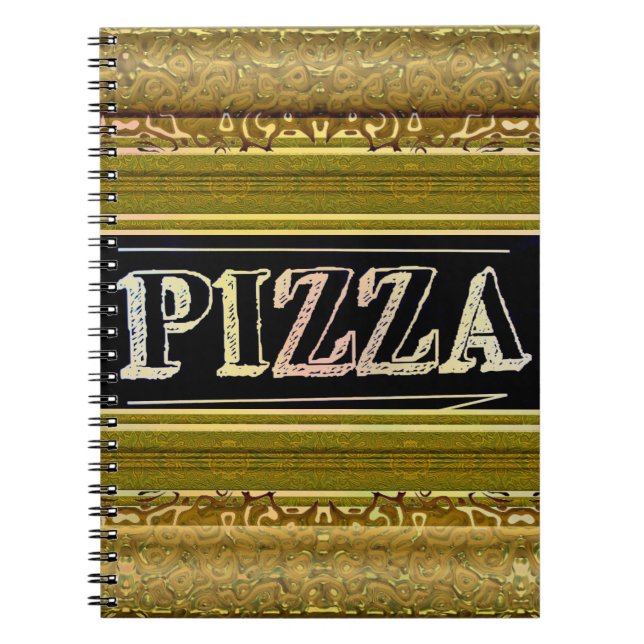 Pizza Spiral bärbar dator Anteckningsbok (Framsidan)
