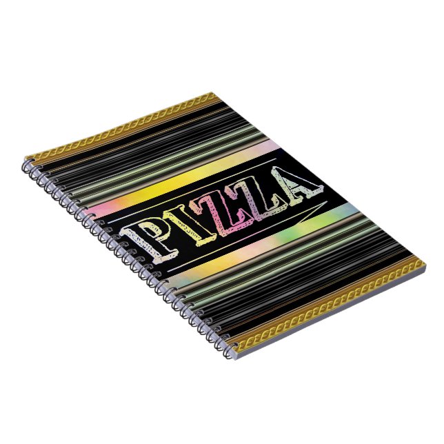 Pizza Spiral bärbar dator Anteckningsbok (Högra Sidan)