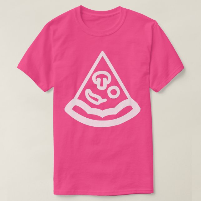 Pizza Ställe Restaurant Employee Uniform T Shirt (Design framsida)