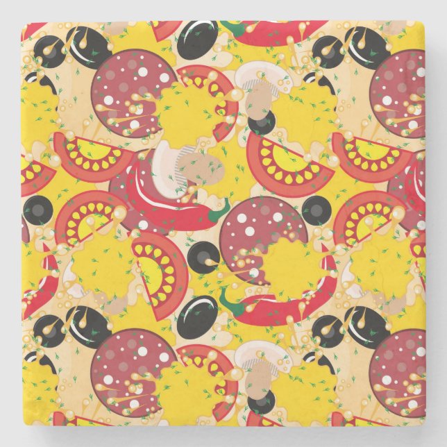 Pizza Stenunderlägg (Framsidan)