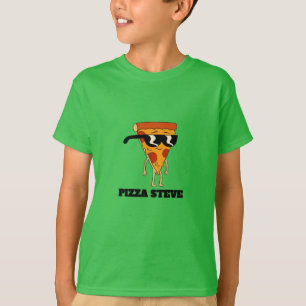 Pizza Steve T-Shirt För barn