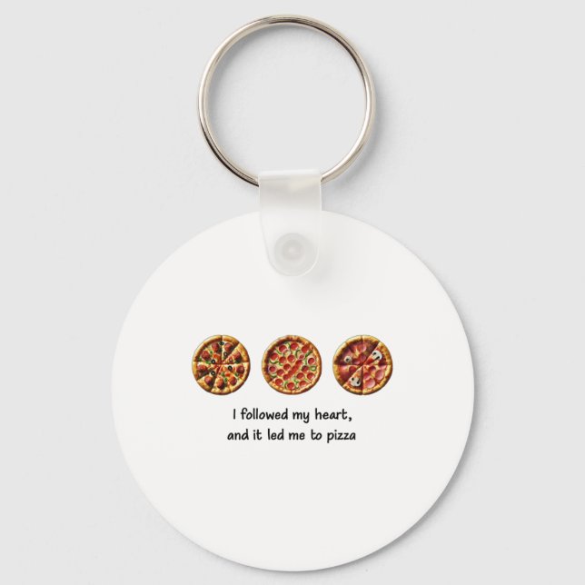 Pizza Sticker Nyckelring (Framsida)