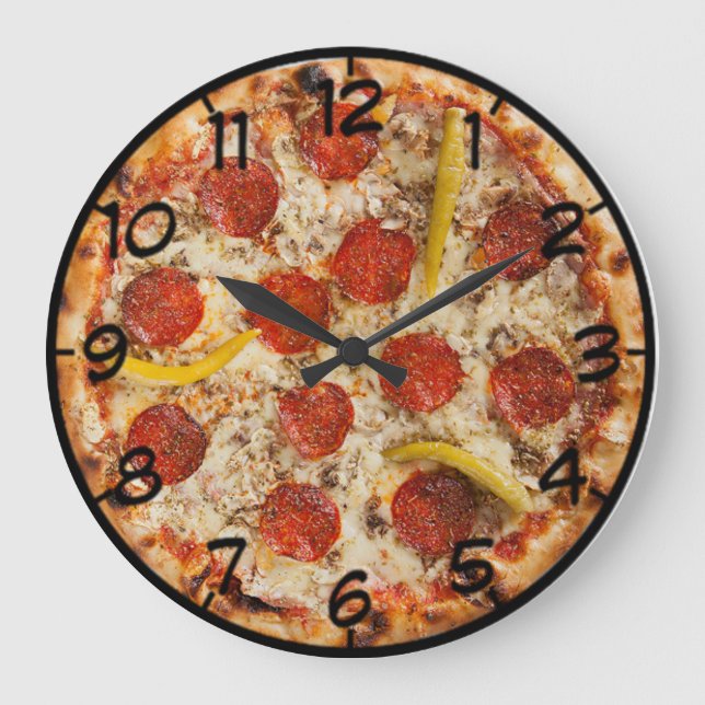 Pizza Stor Klocka (Framsida)