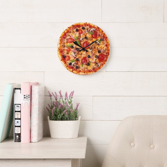 Pizza Stor Klocka (Läsesal)