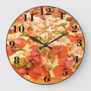 Pizza Stor Klocka