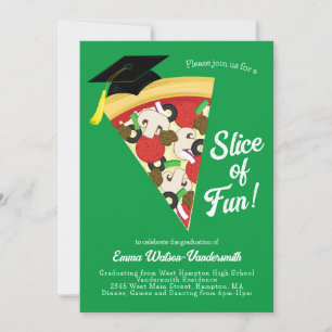Pizza Studentfest Inbjudningar