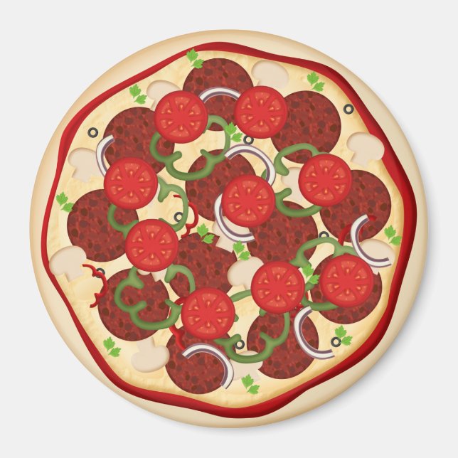 Pizza Supreme Magnet (Framsidan)