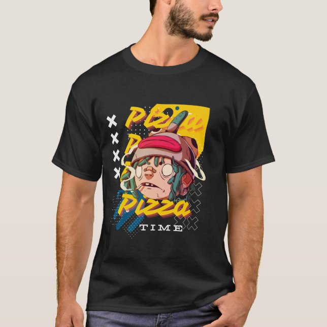 pizza t shirt (Framsida)